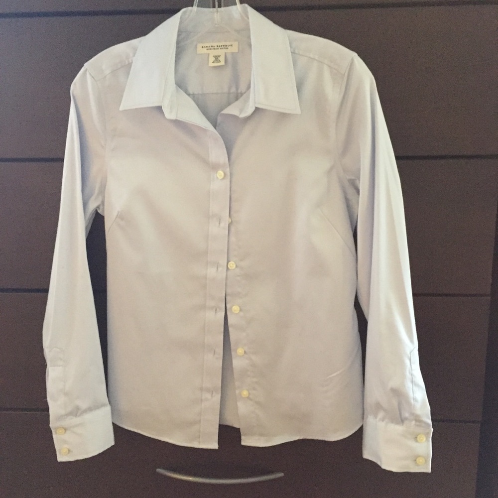 Banana Republic Fitted Stretch Blouse